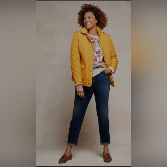 Talbots  Crewneck Sweatshirt Vivid Botanical Floral Pullover size L - Picture 2 of 6